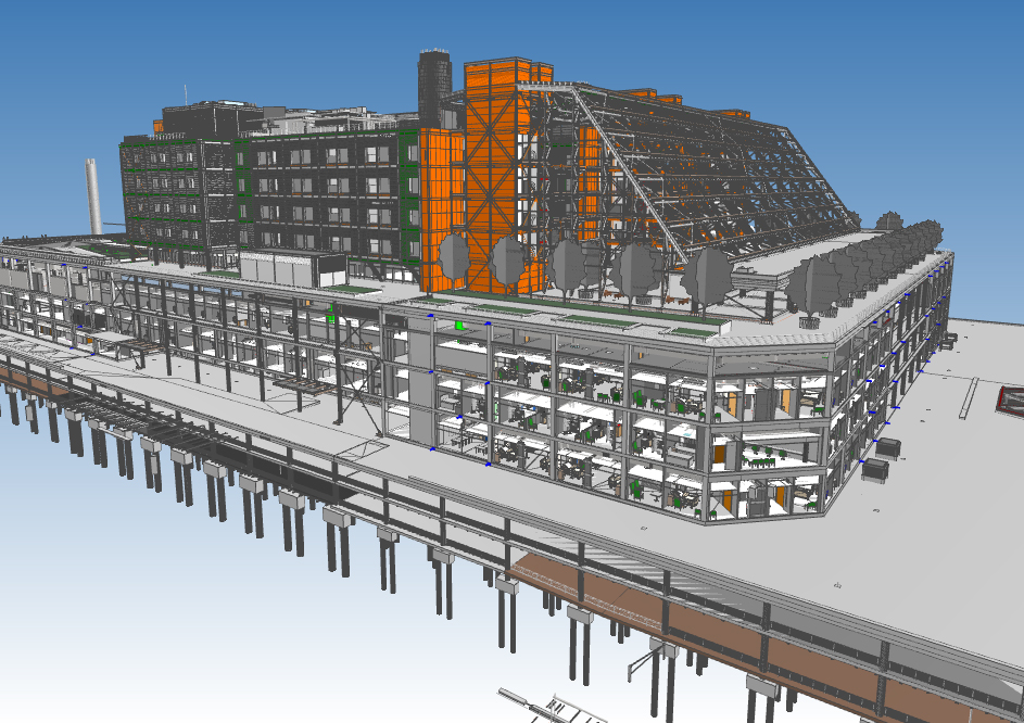 Maber's BIM image of the hospital
