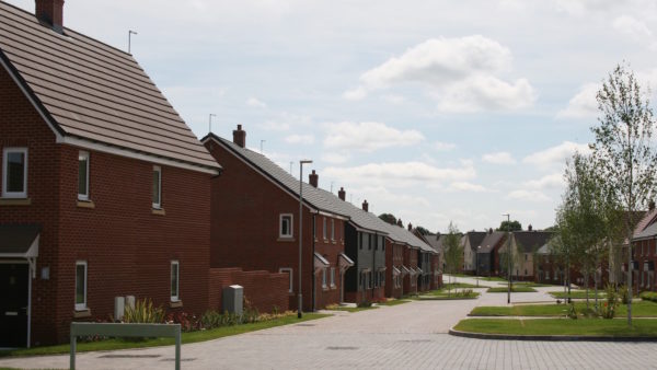 The service family accommodation estate at Beacon Barracks in Stafford