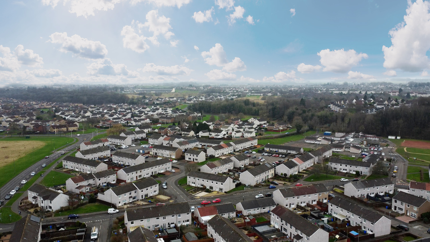 Photo of some of Stirling Council's housing stock