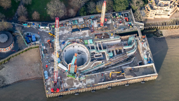 Image of the Thames Tideway Tunnel to illustrate the Infrastructure Governance Code