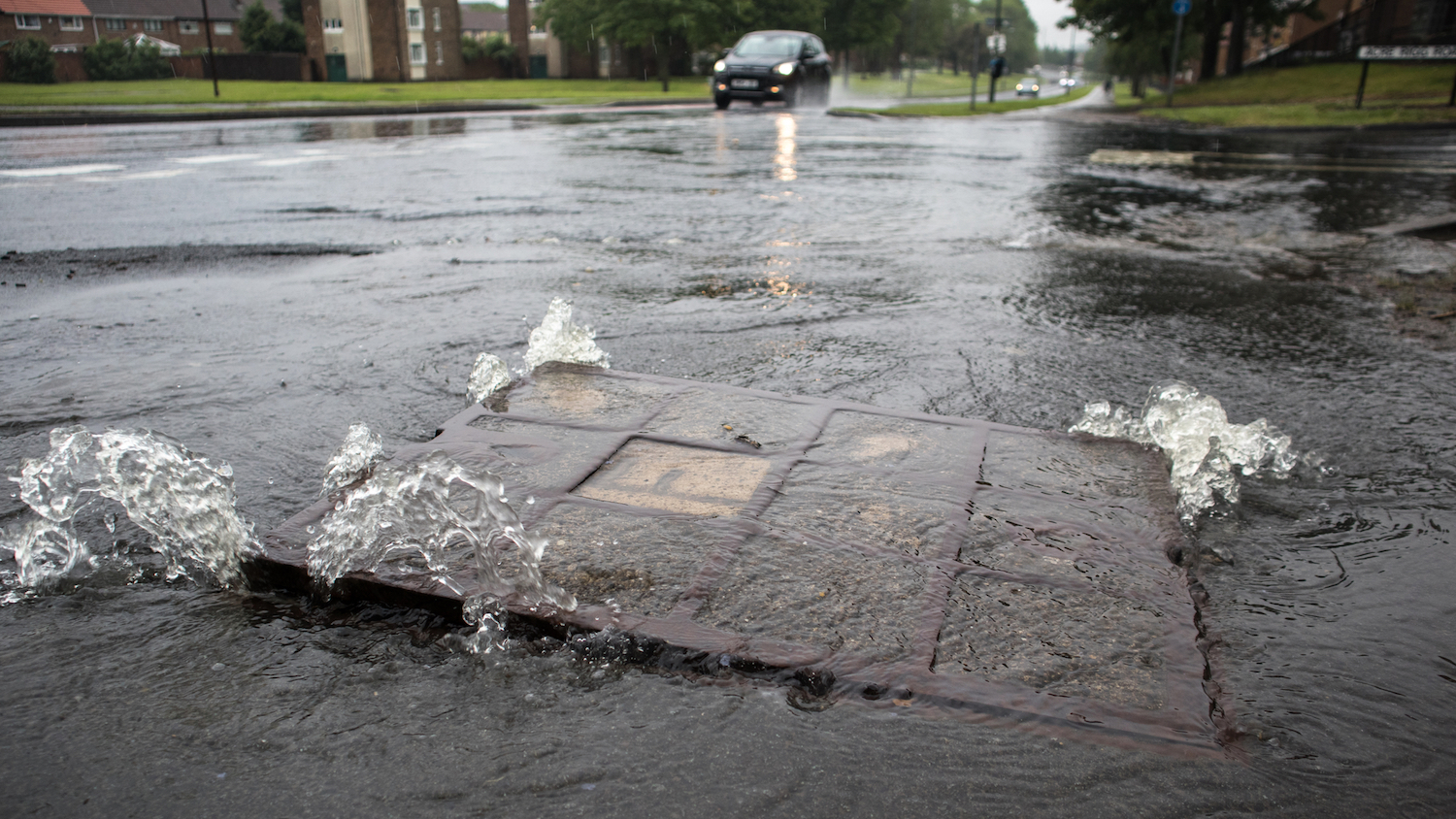 Manhole cover photo to illustrate smart manholes story