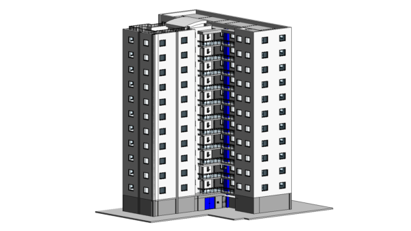 Clarion Housing Association: a Revit model of one of the association's high-rise buildings