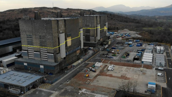 The Trawsfynydd reactor site in Gwynedd, North Wales, which is due for demolition