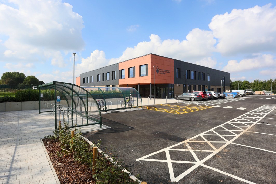 The Addington Valley Academy, built by Kier Construction, with the help of Powerproject