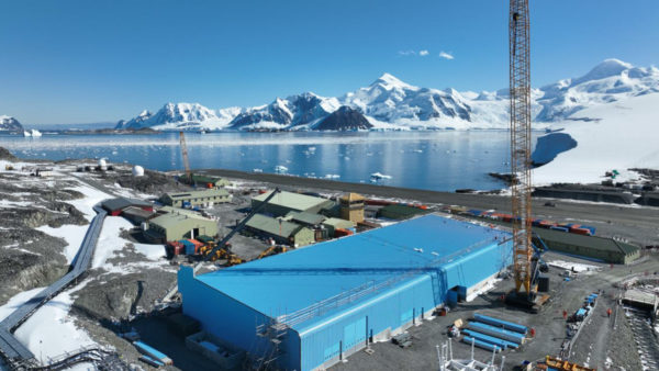 The Discovery Building site in Rothera - information management in Antarctica