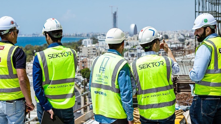 Marco Bonelli joins Sektor: image of Sektor staff on a site