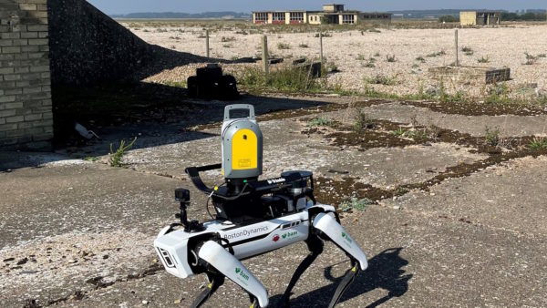 BAM is using Spot the robot dog to survey Orford Ness atomic bomb test facilities