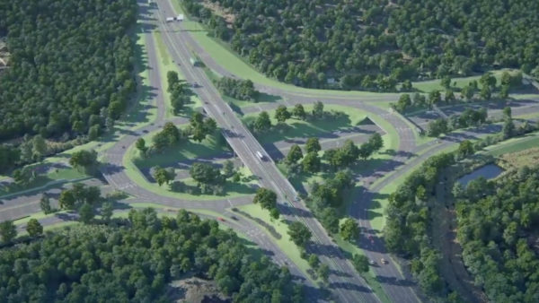 How the Wisley Interchange will look when completed