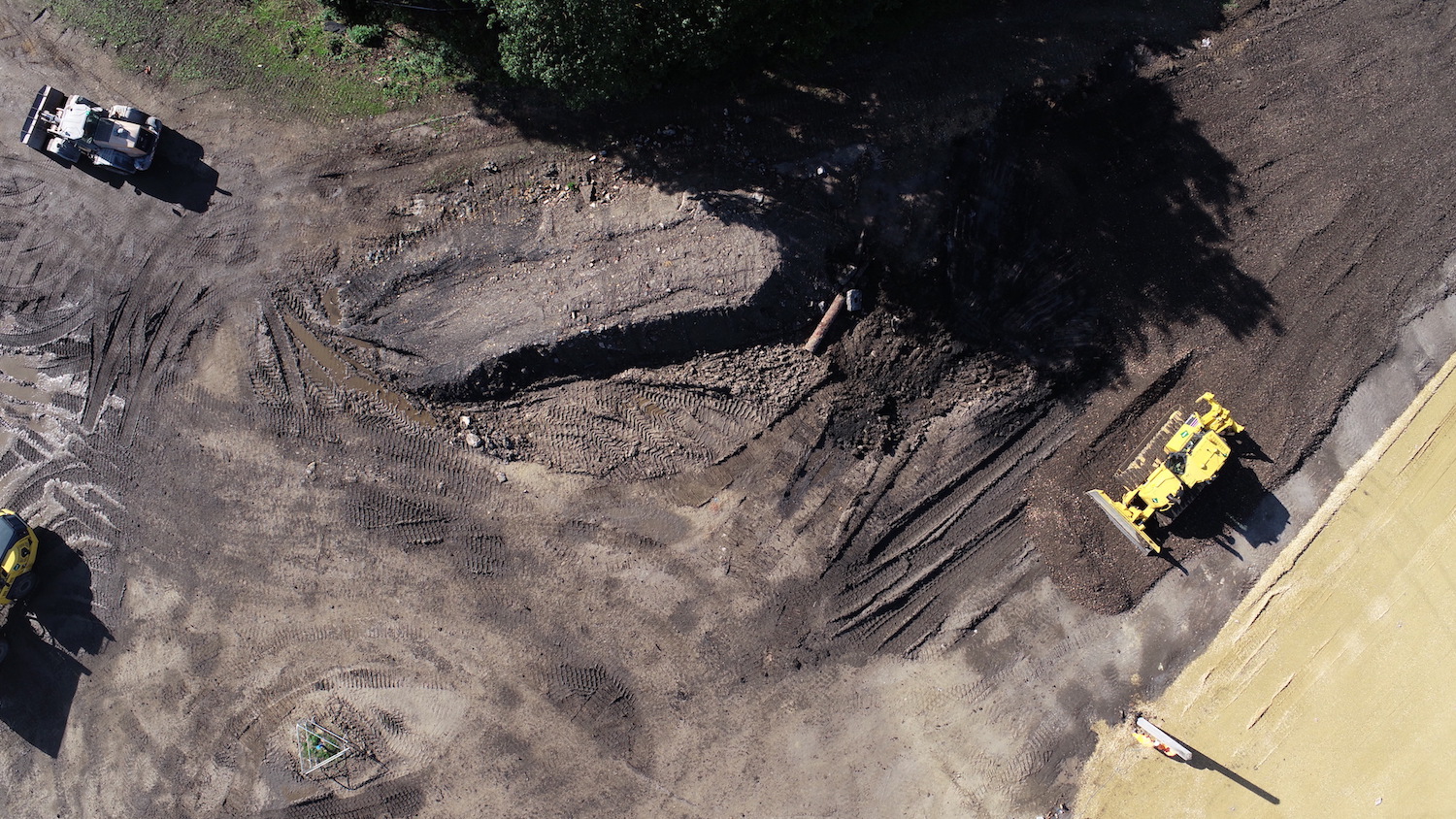 Drone shot of a DGS site