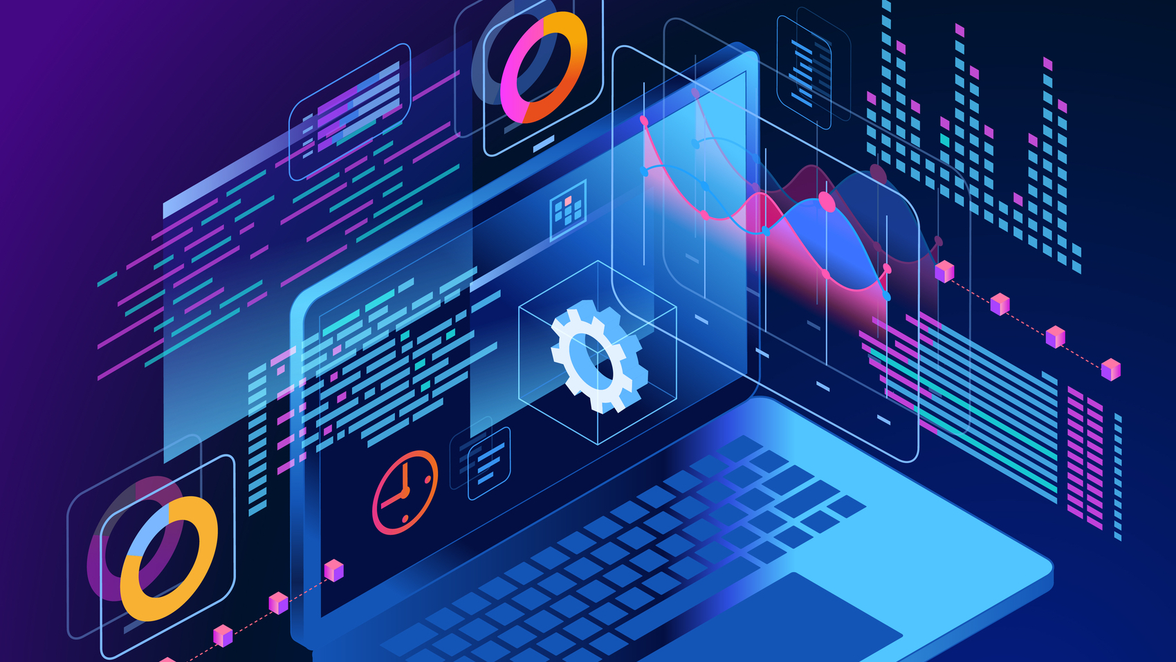 Abstract image to illustrate data literacy