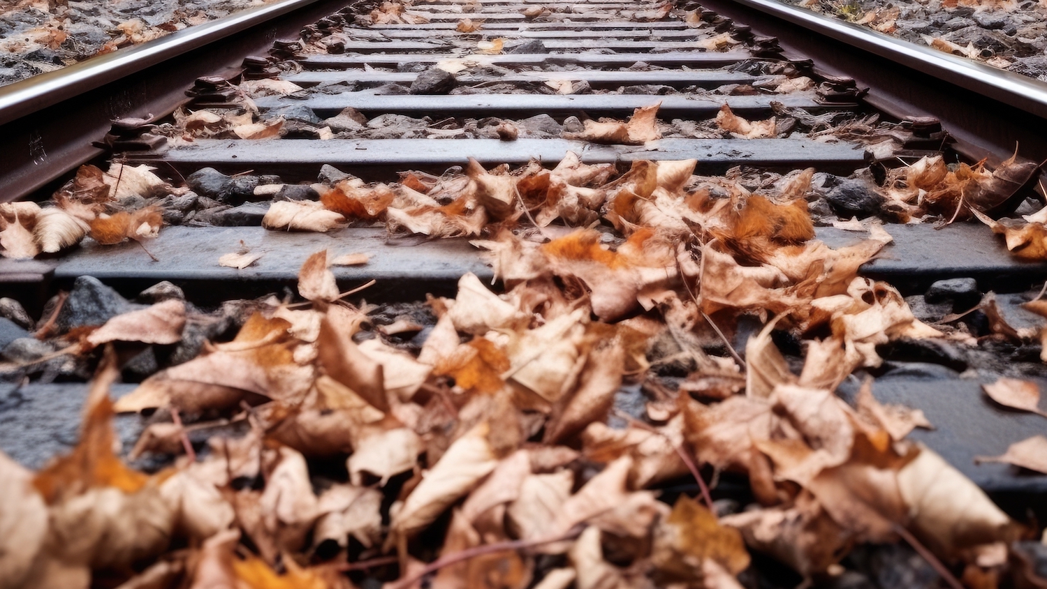 Image of leaves on the line