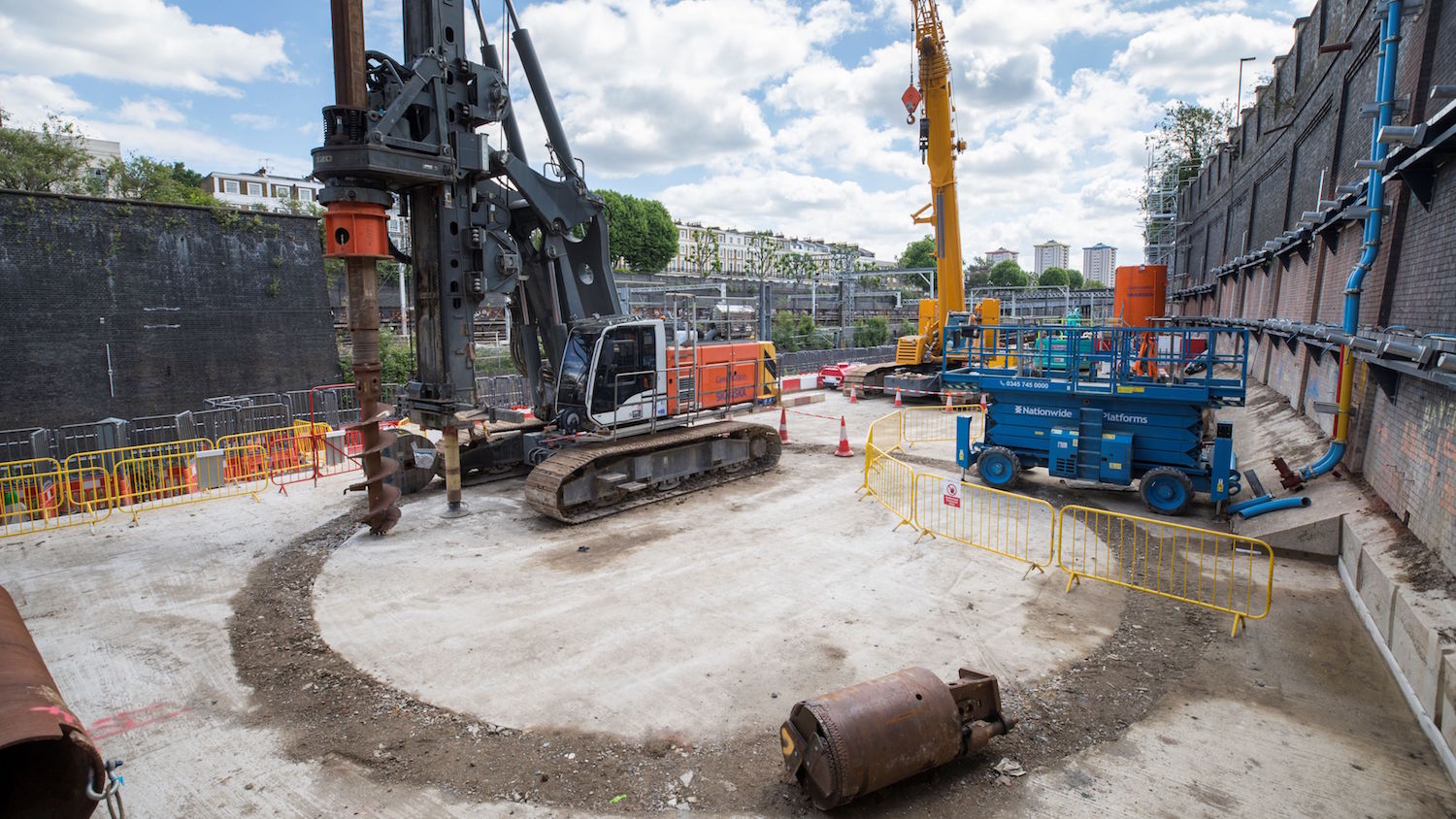 A photo of SCS East's work on the London tunnels for HS2 for AI schedule story