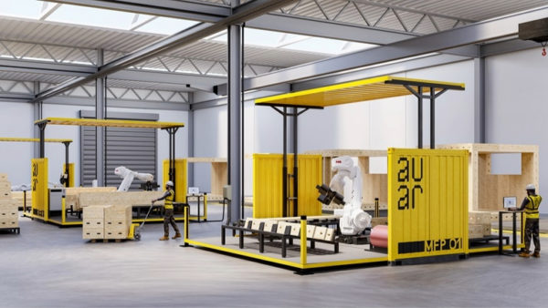 The robotic micro-factories simplify the supply chain (Image: ABB)