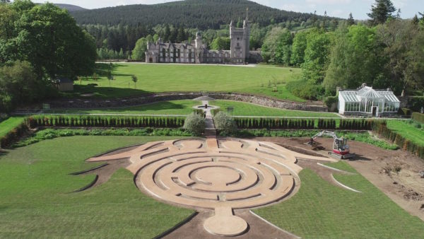 A photo of Balmoral Castle maze