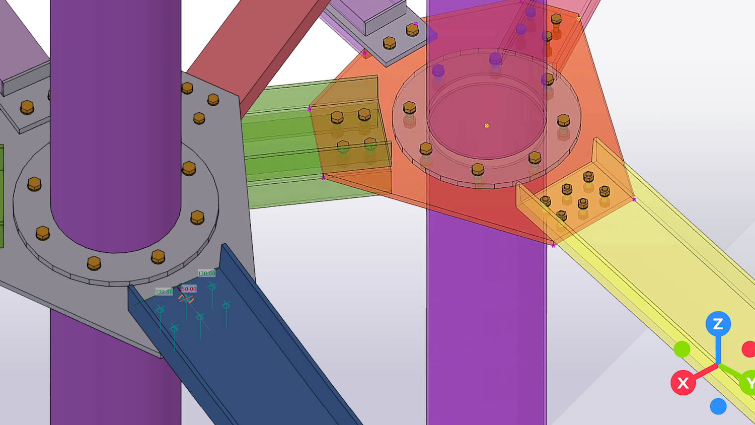 Screen grab of Tekla Structures 2024