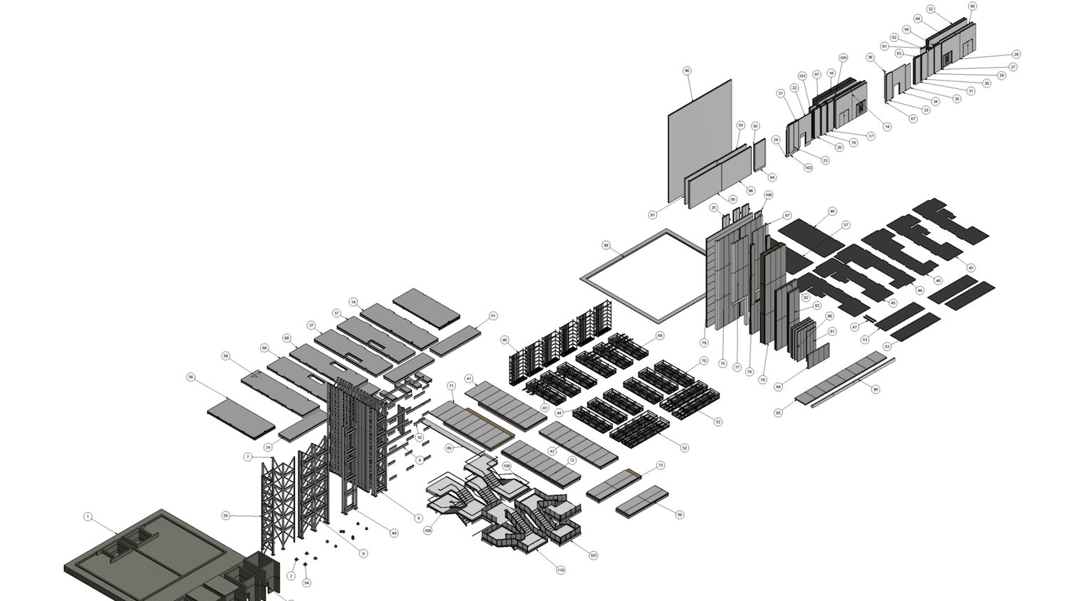 Image of a kit of parts for Dale Sinclair WSP interview