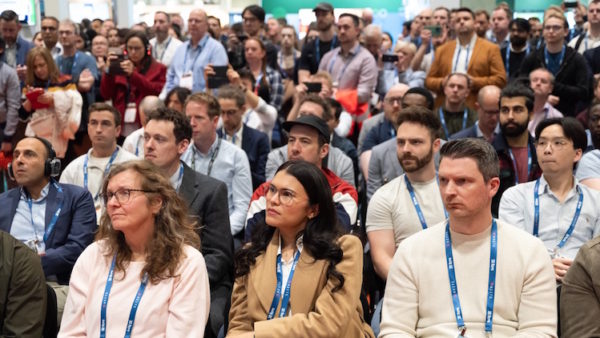 Photo of audience at live presentation at Digital Construction Week - new show, Digital Construction North - DCN