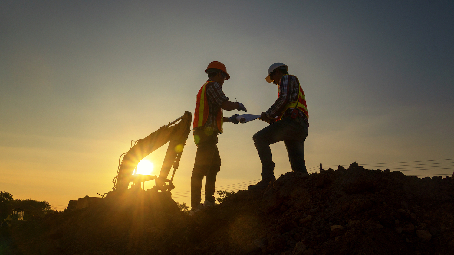 Photo of workers on a construction site for smarter safety regs story